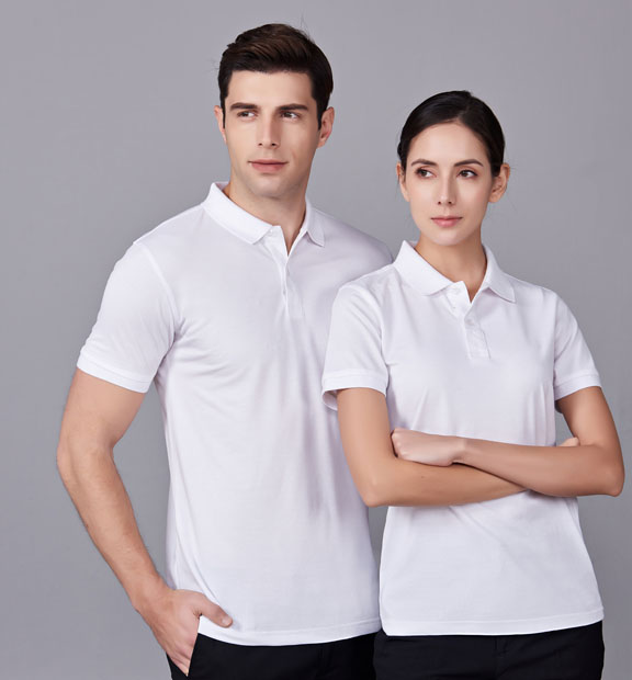 夏季男女同款白色純棉短袖T恤衫-MAD506bs