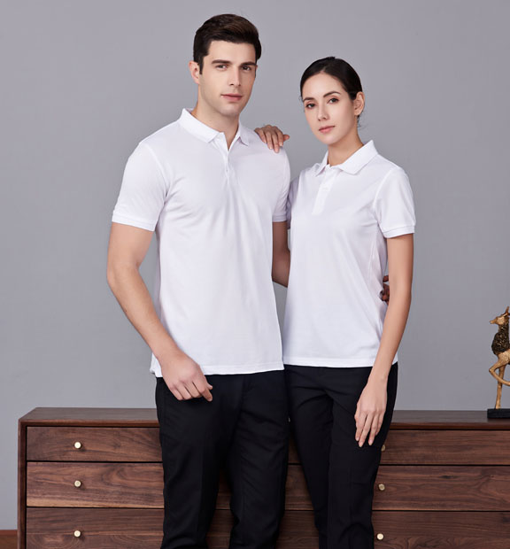 夏季男女同款白色純棉短袖T恤衫-MAD506bs