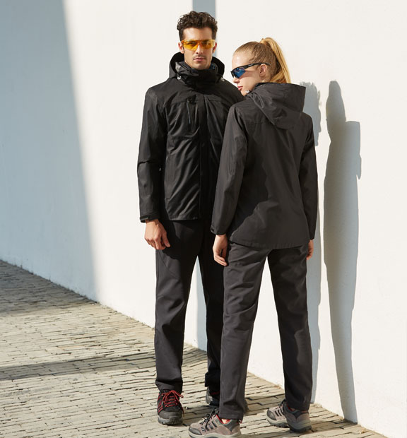 黑色男女同款活里活面搖粒絨沖鋒衣上衣外套-798#