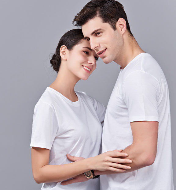 夏季白色男女同款純棉半袖圓領(lǐng)文化衫T19#